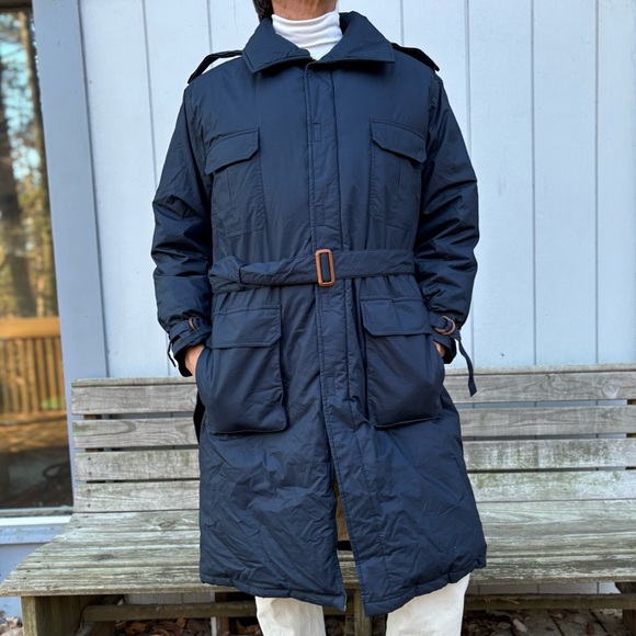 BLOOMINGDALE’S—Peterborough Row—Men’s 46—Down Overcoat Puffer—VTG—Singapore—RARE - Picture 3 of 16